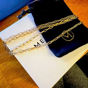 Mejuri gold vermeil chain necklace